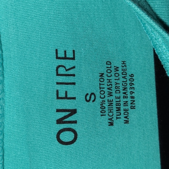 Women's "NOPE Not Today" Black Graphic Distressed T-shirt Color Green Small NWOT - Picture 8 of 8